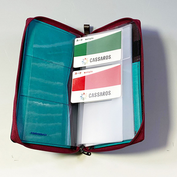 簡単安全ポケット固定式セットケース（スリム）緑